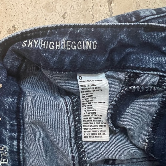 American Eagle Sky High Jegging Size 0 - Picture 7 of 7